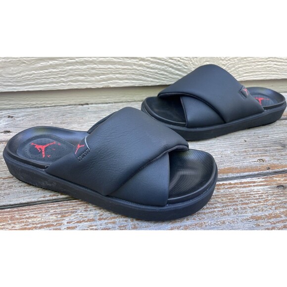 Nike Shoes - Nike Air Jordan Sophia Slide Women's 10 Off Noir Fire Red Black DO8863-060